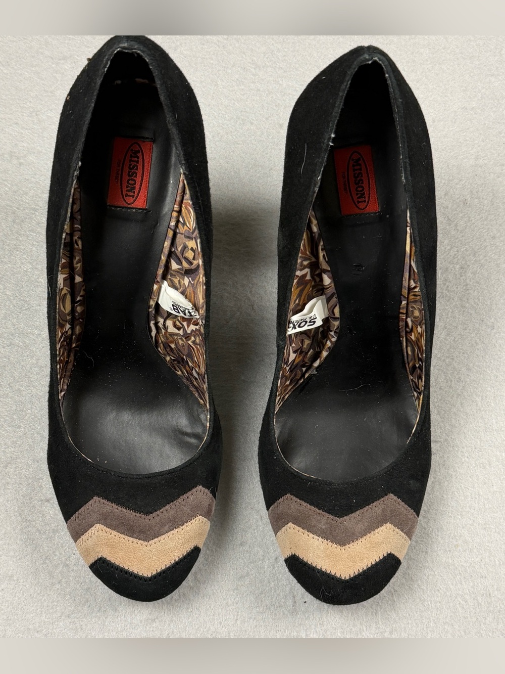 Missoni for Target 2011 Chevron Suede Pump Sz 9